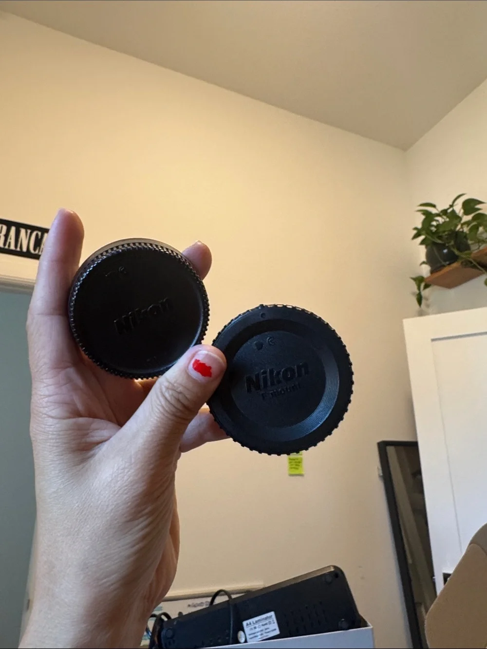Nikon Black Telephoto Zoom Lens with Black Macro Adapter
